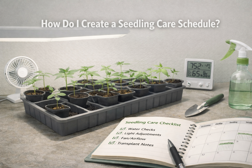 How Do I Create a Seedling Care Schedule?