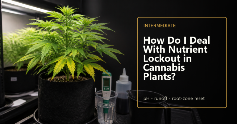 How Do I Deal With Nutrient Lockout in Cannabis Plants?