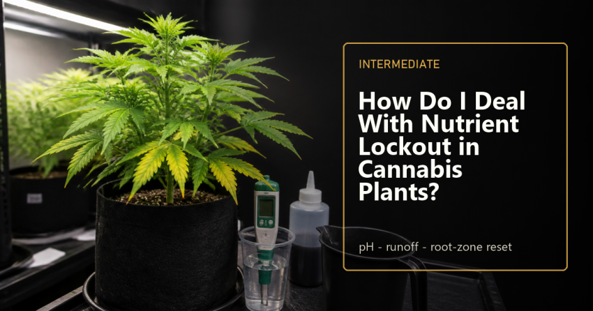 How Do I Deal With Nutrient Lockout in Cannabis Plants?