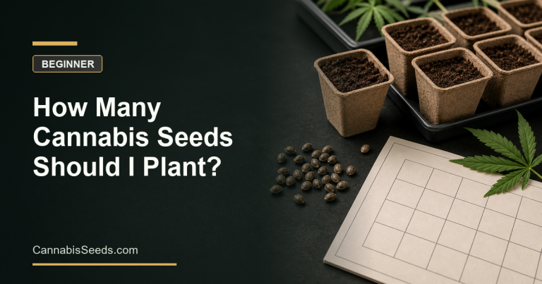How many cannabis seeds should I plant?