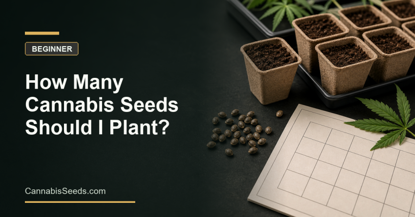 How many cannabis seeds should I plant?