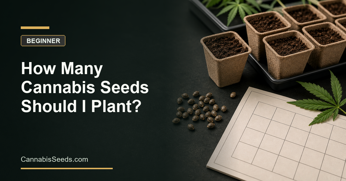 How many cannabis seeds should I plant?