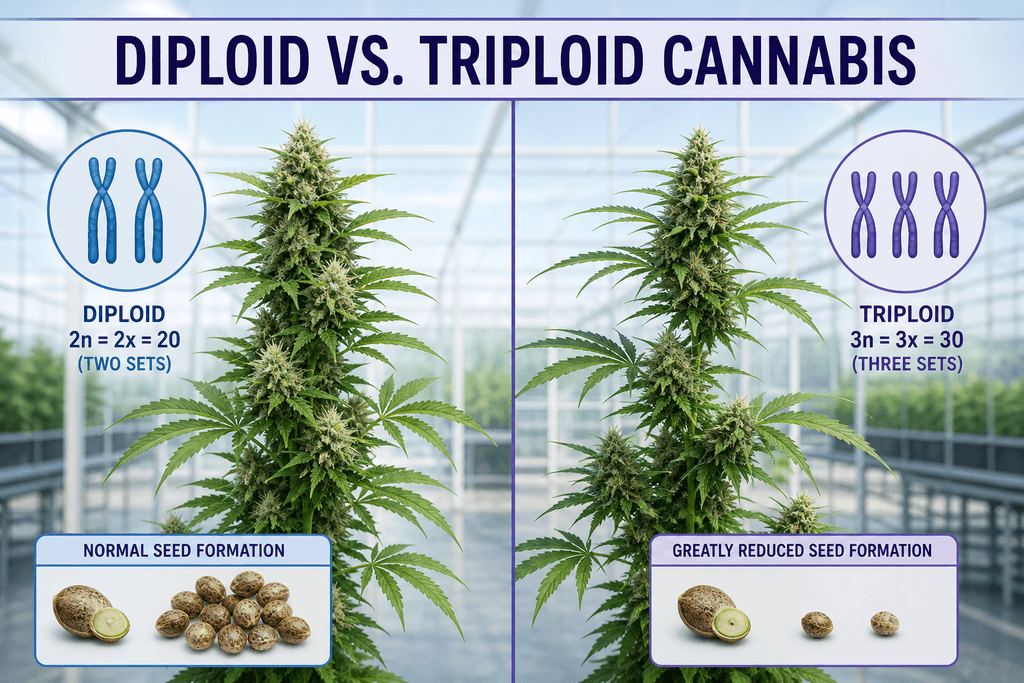 What is the difference between diploid and triploid cannabis?