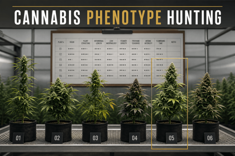 How does cannabis phenotype hunting work?
