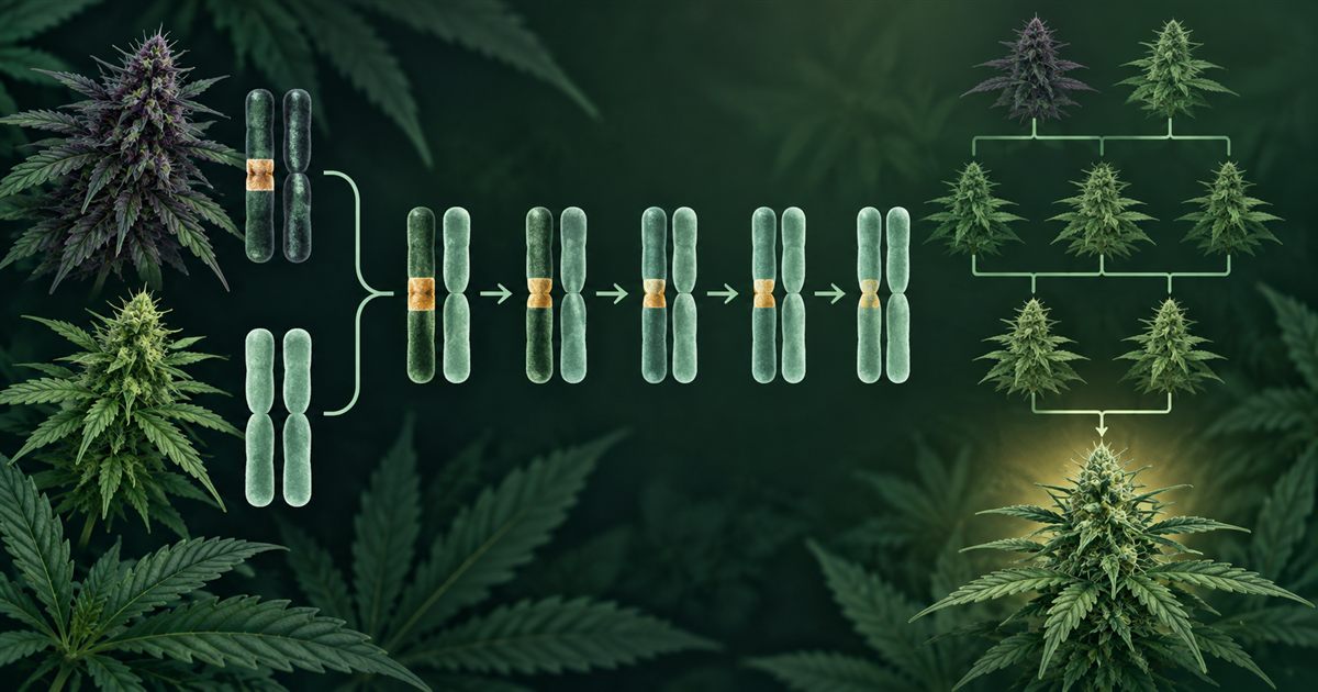 Chromosome segment moving through repeated crosses into a recipient genetic background.